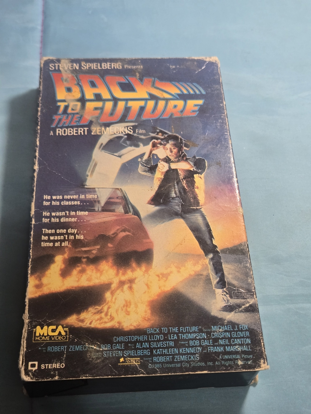 Back To The Future 1985 Michael J Fox VHS 1st release MCA